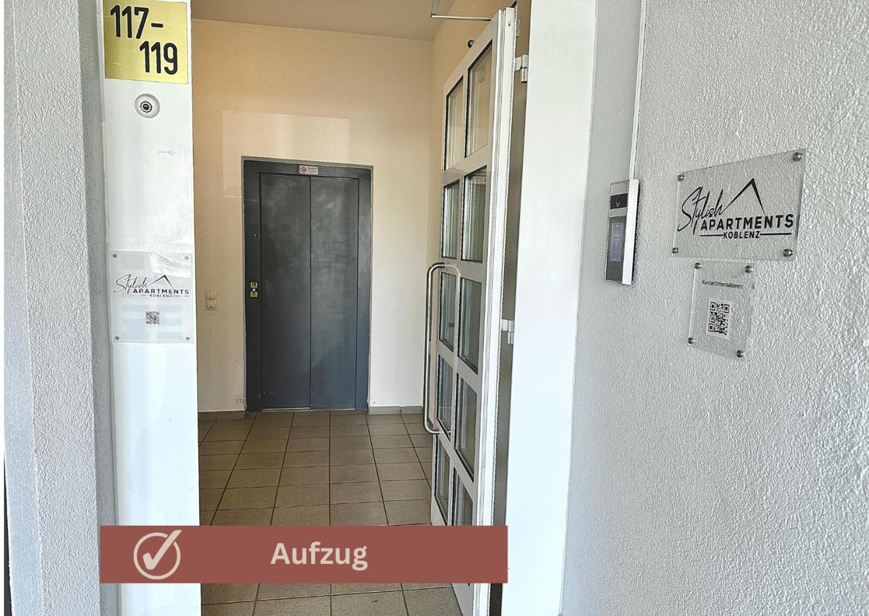 New York Apartment - Fuer Freunde & Familien, Stadtnah, Parkplatz, E-Ladestation, Gitterbox Fuer Fahrraeder, Fitnessstudio, Digitale Gaestemappe Mit Restaurant- Und Unternehmenstipps โคเบลนซ์ ภายนอก รูปภาพ